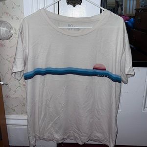 Roxy sunset womens t-shirt size xl